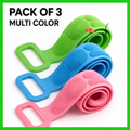 2-in-1 Silicone Back Scrubber Belt – Deep Cleansing | Pack of 3