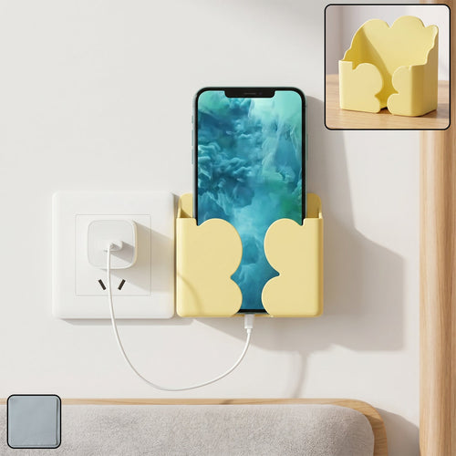 Wall Mount Mobile Phone Holder Self Adhesive Charging Stand For Home (1 Pc)